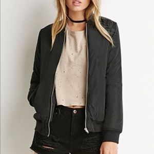 Black Bomber Jacket